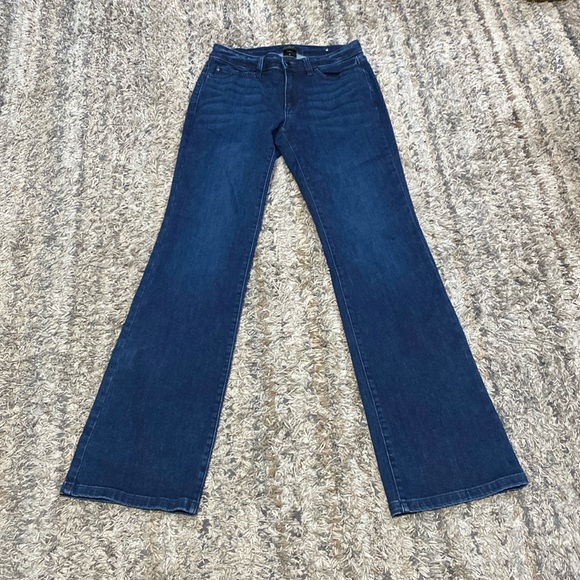 Ann Taylor Factory Denim - Ann Taylor dark wash bootcut jeans sz 6 curvy